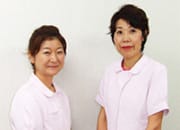 当院の管理栄養士さんです。（左）水野さん （右）切明さん
